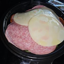 Subway - Spicy Italian protein bowl packed to the brim!