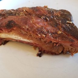 Pork rib. Just the right amount of sauce.