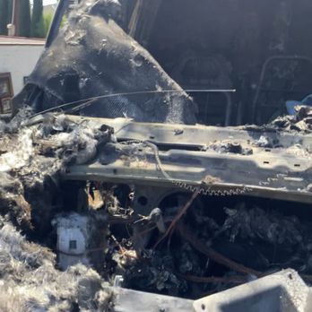 Father & Son Moving & Storage - Father and son moving co additional imagery of unmaintained vehicle that burst into flames - Movers Near Me - Van Nuys, California