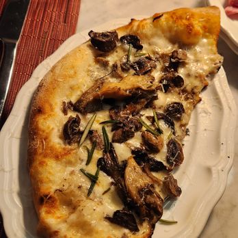 Ai Pazzi - Truffle mushroom pizza - 10/10 Not overbearing on mushroom flavor, not too salty; I still crave this pizza - Italian Near Me - Las Vegas, Nevada Ai Pazzi - Truffle mushroom pizza - 10/10 Not overbearing on mushroom flavor, not too salty; I still crave this pizza - Italian Near Me - Las Vegas, Nevada