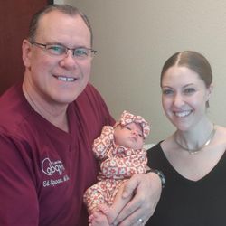 Edward C Spoon Jr., MD FACOG FACS - Dr spoon and my rainbow baby he delivered