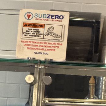 Sub Zero Nitrogen Ice Cream - Sign attached. - Desserts Near Me - Atlanta, Georgia Sub Zero Nitrogen Ice Cream - Sign attached. - Desserts Near Me - Atlanta, Georgia