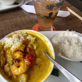 Malai Kitchen - Yellow seafood Jungle Curry Hot Pot with Shrimp and a jalapeño margarita! Drunken Noodles Spicy and sticky rice are delicious as well. - Thai Near Me - Dallas, Texas Malai Kitchen - Yellow seafood Jungle Curry Hot Pot with Shrimp and a jalapeño margarita! Drunken Noodles Spicy and sticky rice are delicious as well. - Thai Near Me - Dallas, Texas
