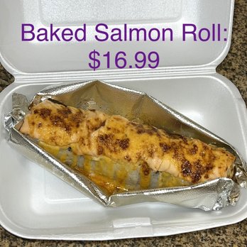 Edoko Sushi - Baked Salmon Special Roll - Sushi Bars Near Me - Cathedral City, California Edoko Sushi - Baked Salmon Special Roll - Sushi Bars Near Me - Cathedral City, California