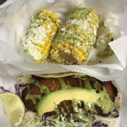 Mexican Street Corn. Fish Taco. Mexican Street Corn. Fish Taco.