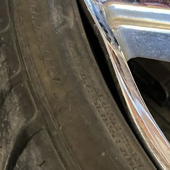 Bobbys Wheel Repair - Dent the was repaired - Wheel & Rim Repair Near Me - Stockton, California