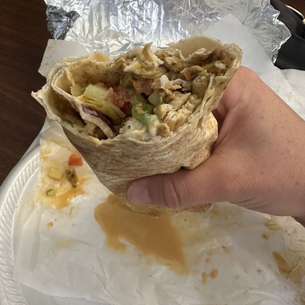 This is the Chicken Shwarma Gyro