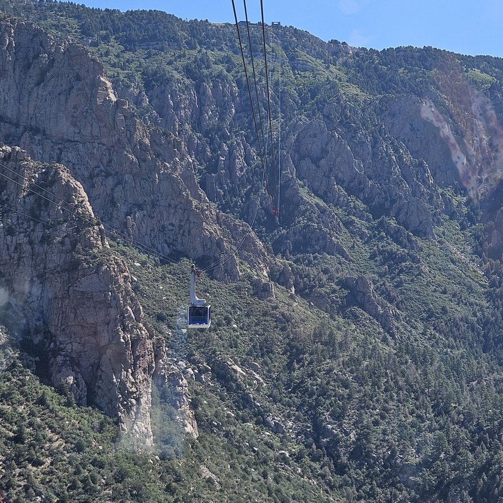 Sandia Peak Tramway - Approaching halfway - Ski Resorts Near Me - Albuquerque, New Mexico
