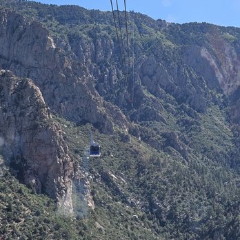 Sandia Peak Tramway - Approaching halfway - Ski Resorts Near Me - Albuquerque, New Mexico