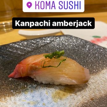 KOMA Sushi - Kanpachi amberjack (5th) - Kosher Near Me - Brooklyn, New York