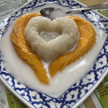 TK Thai Cuisine - Mango Sticky Rice - Thai Near Me - Riverside, California