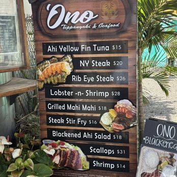 Ono Teppanyaki & Seafood - Food Trucks Near Me - Kahului, Hawaii