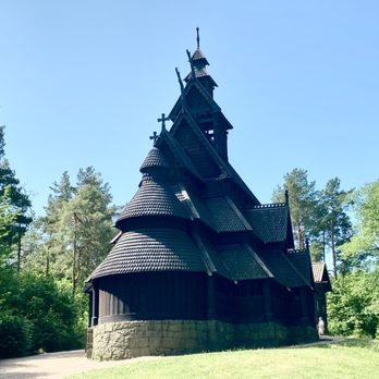 Norsk folkemuseum - 12th Century Stave Church, rear - Museums Near Me - Oslo, 03