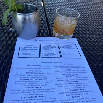 Saint Lawrence Spirits Chateau - Craft cocktails - New American Near Me - Clayton, New York