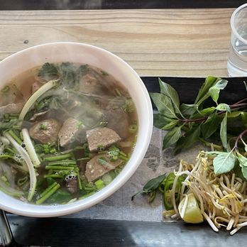 Yen's Kitchen - Beef Pho Supreme with tendon - Vietnamese Near Me - Lake Worth, Florida