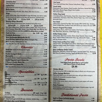 Damons All American Pizza Pie - Menu - Pizza Near Me - Newcomerstown, Ohio