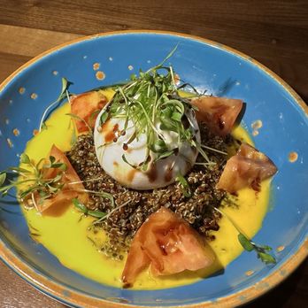 La Mar - Quinoa salad with burrata - Peruvian Near Me - Bellevue, Washington