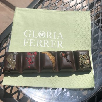 Gloria Ferrer Winery - Glorious chocolate flight paired with their champagne and wine - Wineries Near Me - Sonoma, California Gloria Ferrer Winery - Glorious chocolate flight paired with their champagne and wine - Wineries Near Me - Sonoma, California