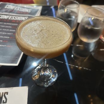 Confessions - "Espresso your sins" - New American Near Me - Houston, Texas