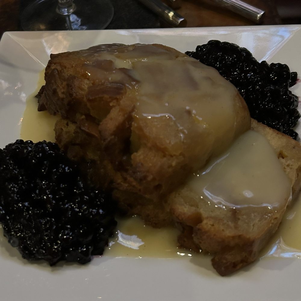 Bread Pudding with Blueberry Compote Bread Pudding with Blueberry Compote