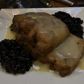 1901 Speakeasy - Bread Pudding with Blueberry Compote - Lounges Near Me - Oxnard, California