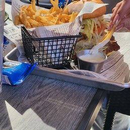 Smash burger + in the back, the birria grill cheese Smash burger + in the back, the birria grill cheese