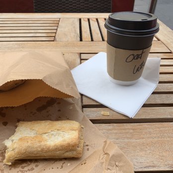 Coffee House - Oat latte, vegan sausage roll and scone - Coffee & Tea Near Me - Edinburgh, EDH