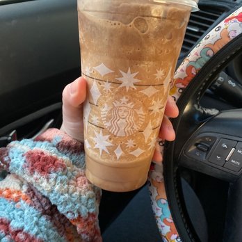 Starbucks - Espresso Frappuccino Blended Coffee with White Mocha and Almond Milk - Coffee & Tea Near Me - Prineville, Oregon Starbucks - Espresso Frappuccino Blended Coffee with White Mocha and Almond Milk - Coffee & Tea Near Me - Prineville, Oregon