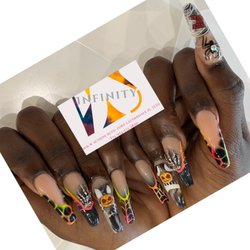 Dn Infinity Nail Spa - Halloween nails design !