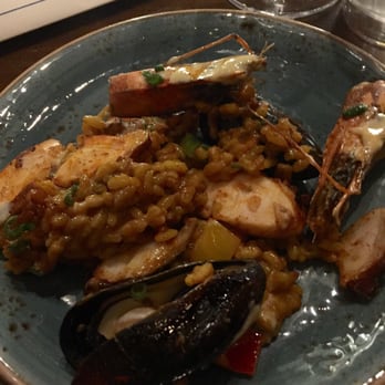 Vaca - Part of paella de Mariscos ($42/pan) mediocre - Tapas/Small Plates Near Me - Costa Mesa, California Vaca - Part of paella de Mariscos ($42/pan) mediocre - Tapas/Small Plates Near Me - Costa Mesa, California