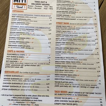 Miti Miti - Menu - Latin American Near Me - Brooklyn, New York Miti Miti - Menu - Latin American Near Me - Brooklyn, New York
