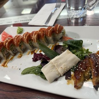 Bento Sushi - Santa Fe roll with white tuna nigiri and eel - Sushi Bars Near Me - Albuquerque, New Mexico