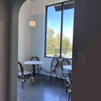 Monamie Coffee - Inside the bathroom arch area looking out - Coffee & Tea Near Me - Nolensville, Tennessee