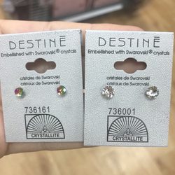 Sally Beauty - What I purchased Destine, Swarovski Crystals Earrings!