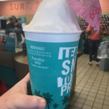 Bahama Buck's - Austin - Large skinny wedding cake with cream which is the sugar free option - Shaved Ice Near Me - Austin, Texas