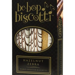 Be-Bop Biscotti - Hazelnut Zebra