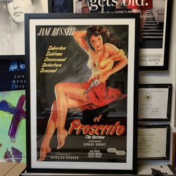 Four Corners Custom Framing - Movie Poster on black frane