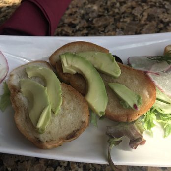 Greg's Grill - "Avocado Toast"....two measly slivers of avocado (sliver of radish removed). What a joke - Steakhouses Near Me - Bend, Oregon Greg's Grill - "Avocado Toast"....two measly slivers of avocado (sliver of radish removed). What a joke - Steakhouses Near Me - Bend, Oregon