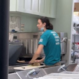 No gloves at tropical smoothie cafe. No gloves at tropical smoothie cafe.