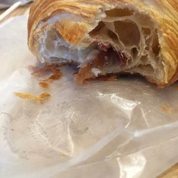 Perenn - Midtown - Inside of the delicious Ibérico ham/quince paste/manchego cheese. Look at all of those layers and holes!! - Bakeries Near Me - Reno, Nevada