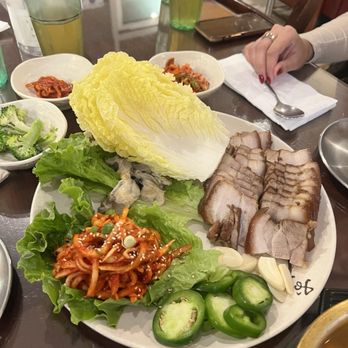 Chon Ju Jip - Bossam - very decent portion size for sharing! - Korean Near Me - San Diego, California