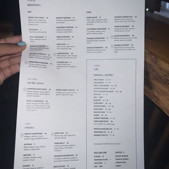 Sama Handroll - Food menu - Japanese Near Me - Los Angeles, California