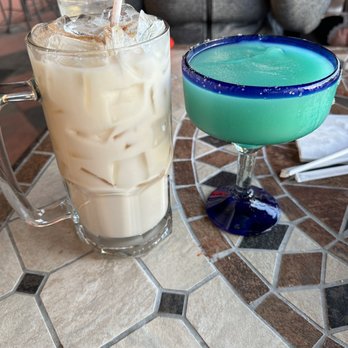Las Trojas Cantina - Horchata and Blue Pacific Margarita - Mexican Near Me - Madison, Alabama Las Trojas Cantina - Horchata and Blue Pacific Margarita - Mexican Near Me - Madison, Alabama