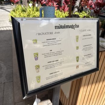 Maui Matcha - Menu - Bubble Tea Near Me - Wailea, Hawaii Maui Matcha - Menu - Bubble Tea Near Me - Wailea, Hawaii