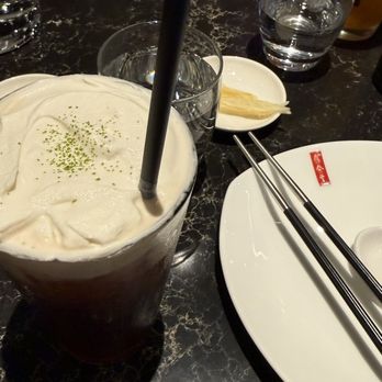 Din Tai Fung - Sea Salt Cream Black Iced Tea - Dim Sum Near Me - Irvine, California