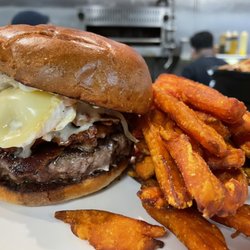 Stacked & Folded - Bacon and Brie Burger