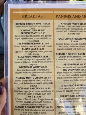 Menu photo 6 Yellow Vase Rancho Palos Verdes, CA