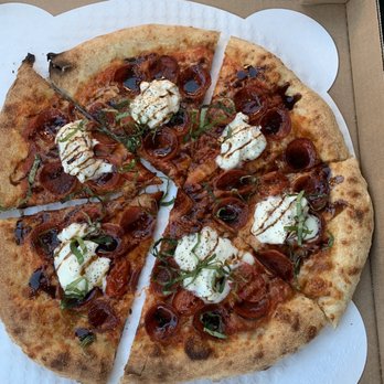 Coffeebar - Cherrypicker pizza with pepperoni - Coffee & Tea Near Me - Reno, Nevada Coffeebar - Cherrypicker pizza with pepperoni - Coffee & Tea Near Me - Reno, Nevada
