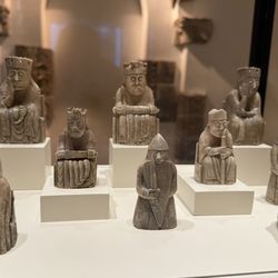National Museum of Scotland - The very famous Lewis chess pieces.  This is such a cool artifact, especially if you're a chess player as I am.