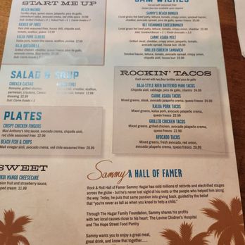 Sammy's Beach Bar & Grill - The menu - American Near Me - Honolulu, Hawaii